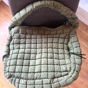Free People Quilted Carryall Bag